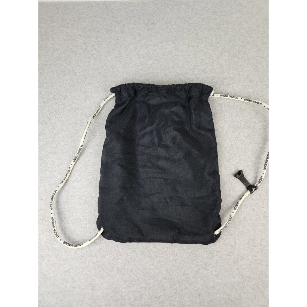 Under Armour Canvas Drawstring Backpack Bag Football Black‎ Practice Equipment